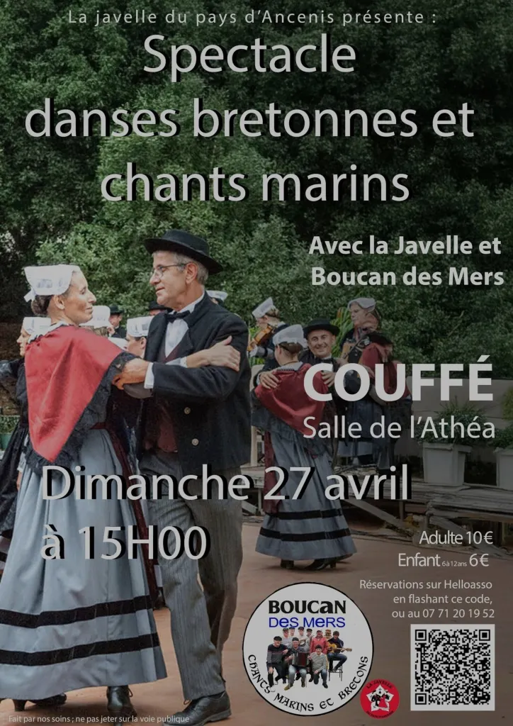 Spectacle de danses bretonnes et chants marins