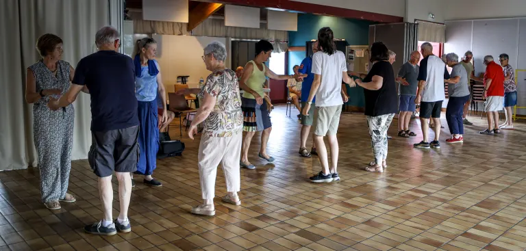 Répétition de danse bretonne, cercle celtique La Javelle du Pays d'Ancenis