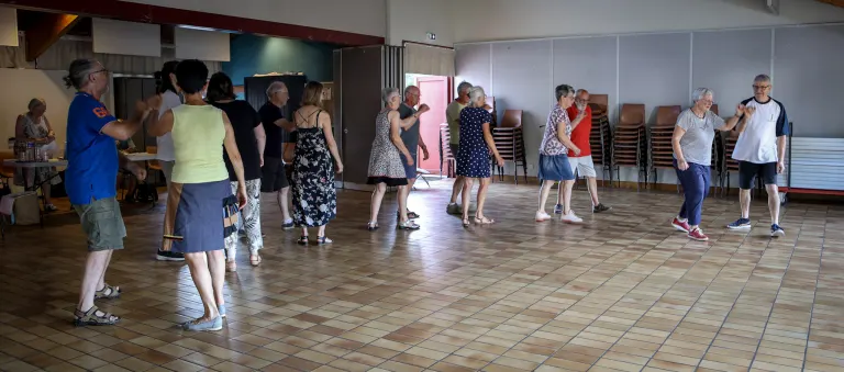 Répétition de danse bretonne, cercle celtique La Javelle du Pays d'Ancenis