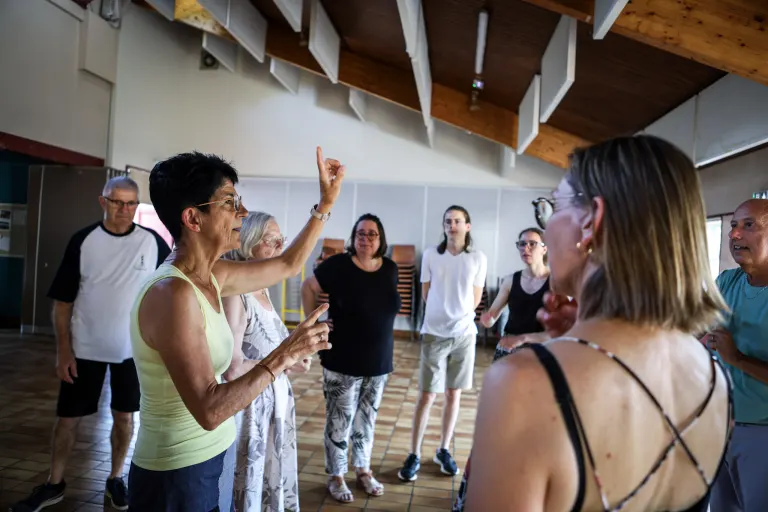 Répétition de danse bretonne, cercle celtique La Javelle du Pays d'Ancenis