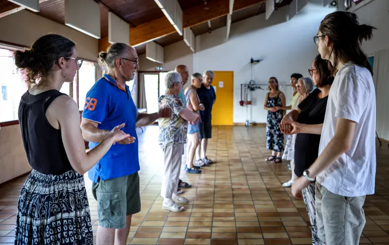 Répétition de danse bretonne, cercle celtique La Javelle du Pays d'Ancenis