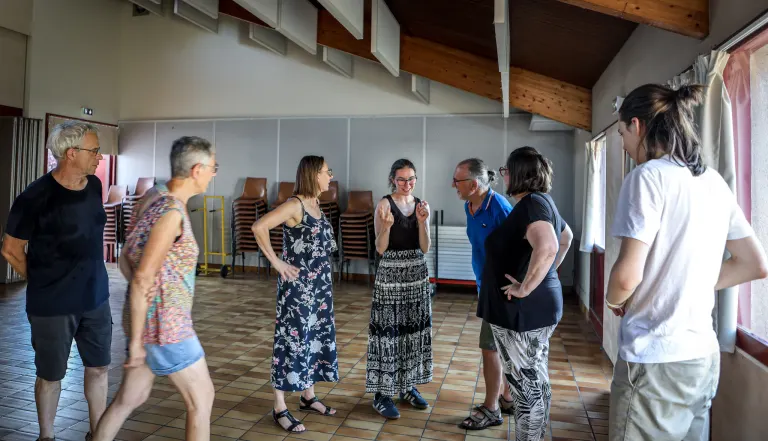 Répétition de danse bretonne, cercle celtique La Javelle du Pays d'Ancenis