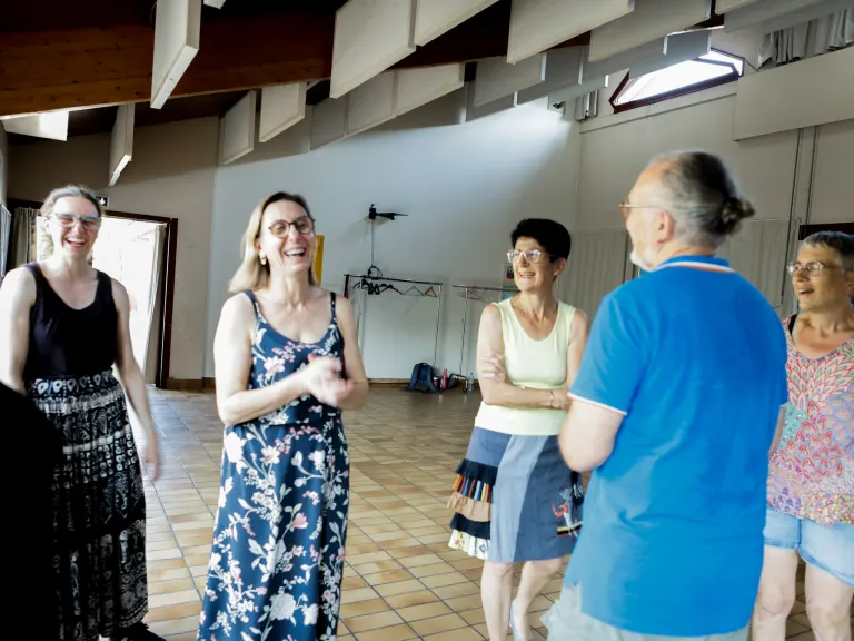Répétition de danse bretonne, cercle celtique La Javelle du Pays d'Ancenis
