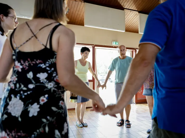 Répétition de danse bretonne, cercle celtique La Javelle du Pays d'Ancenis
