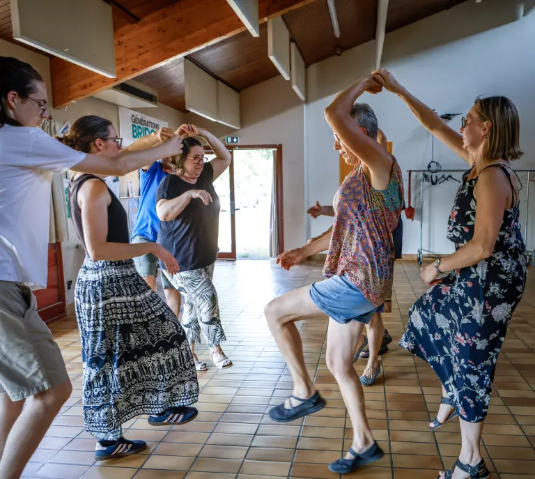 Répétition de danse bretonne, cercle celtique La Javelle du Pays d'Ancenis