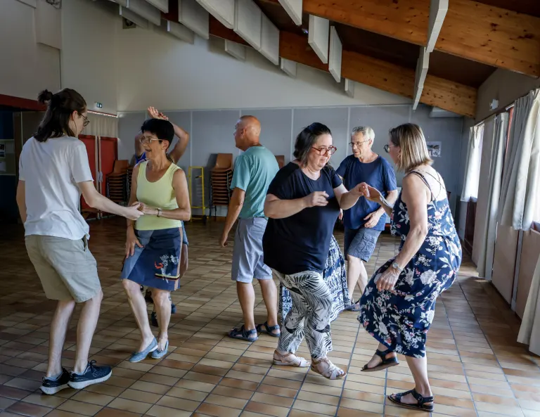 Répétition de danse bretonne, cercle celtique La Javelle du Pays d'Ancenis