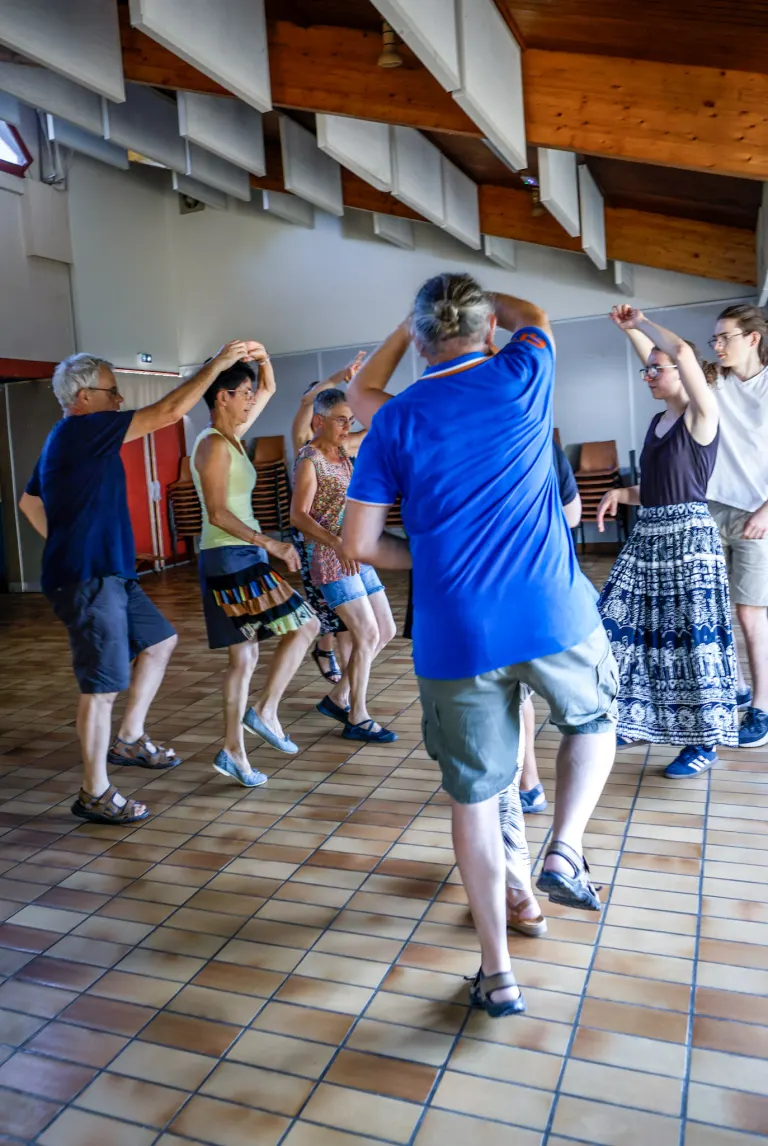 Répétition de danse bretonne, cercle celtique La Javelle du Pays d'Ancenis