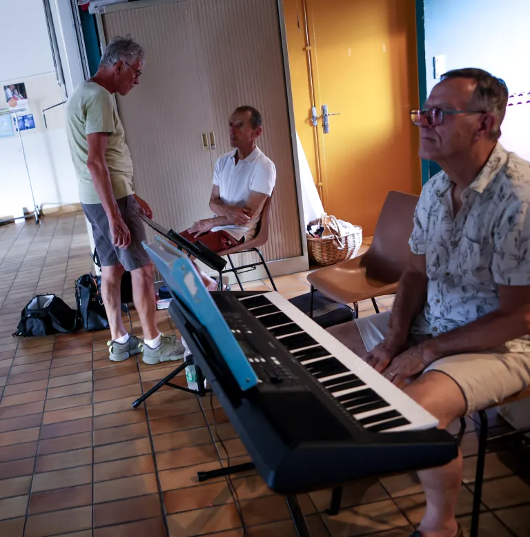 Répétition de danse bretonne, cercle celtique La Javelle du Pays d'Ancenis