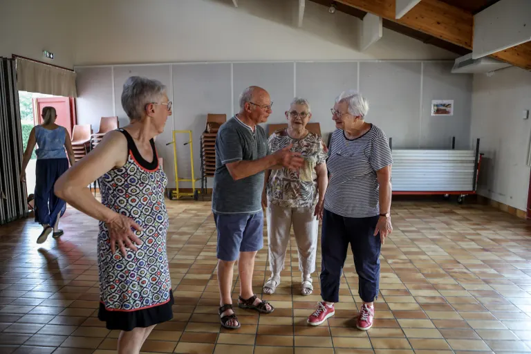 Répétition de danse bretonne, cercle celtique La Javelle du Pays d'Ancenis